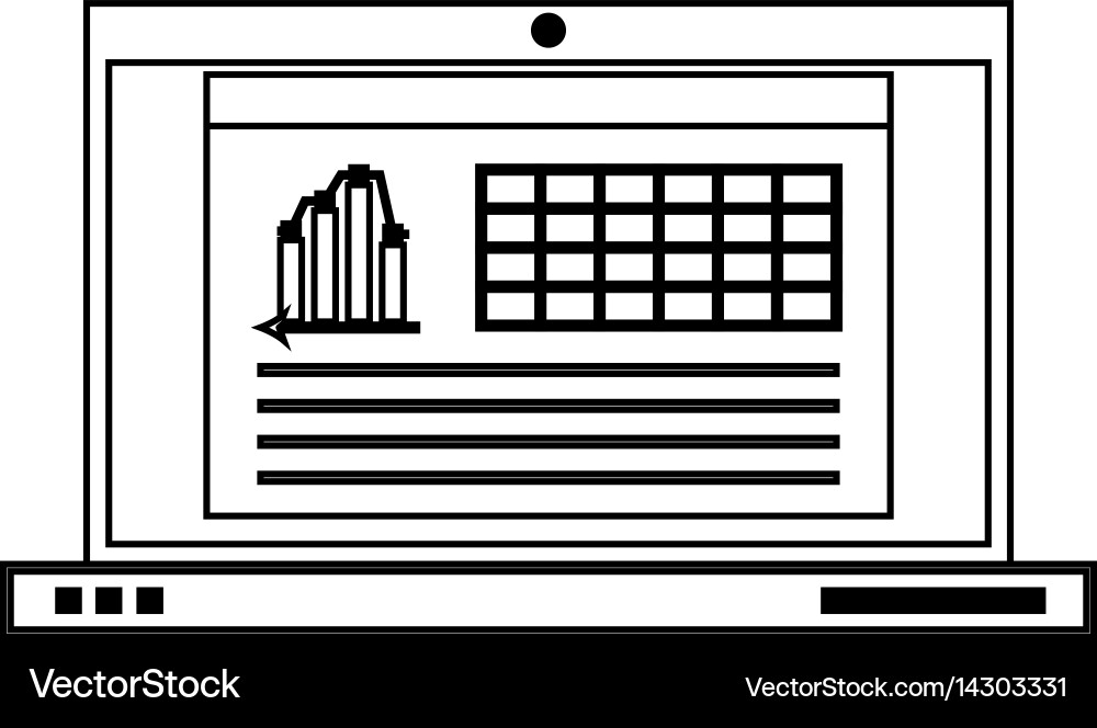 Computer icon image Vector Image