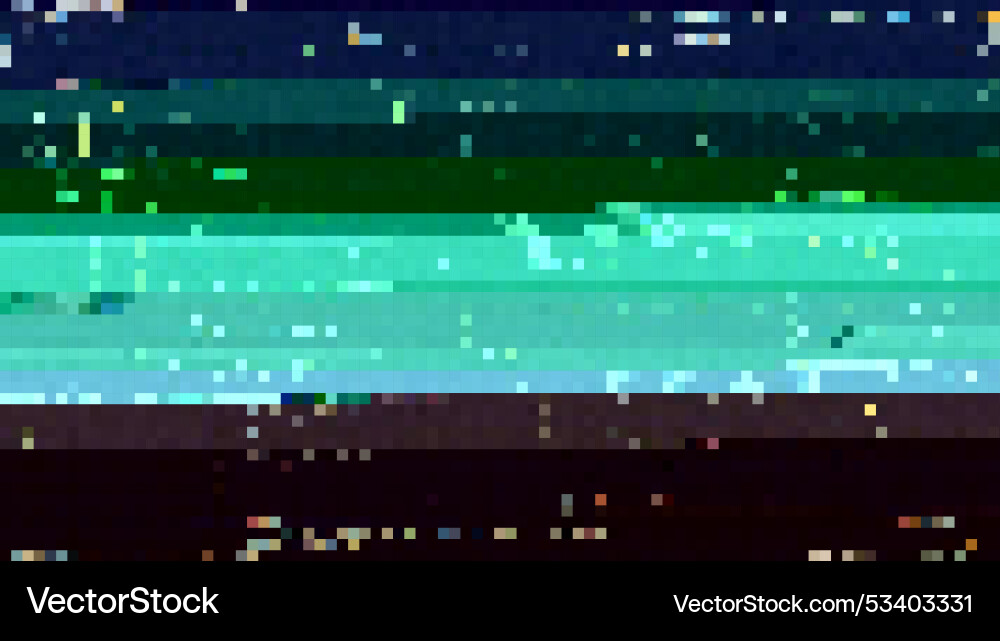 Glitch Abstract Pattern vector image