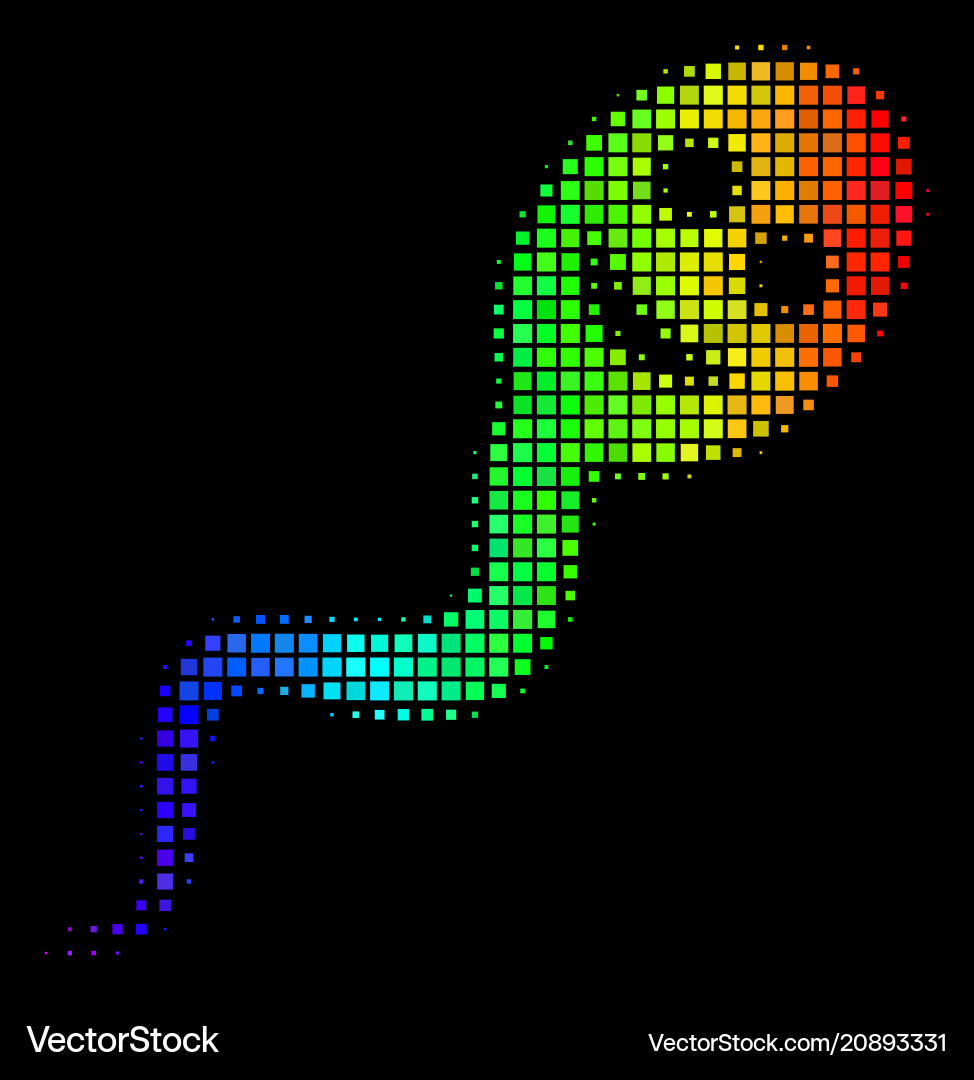 Helle Pixel glücklich Spermatozoon-Symbol Helle Pixel glücklich Spermatozoon-Symbol vektorbild