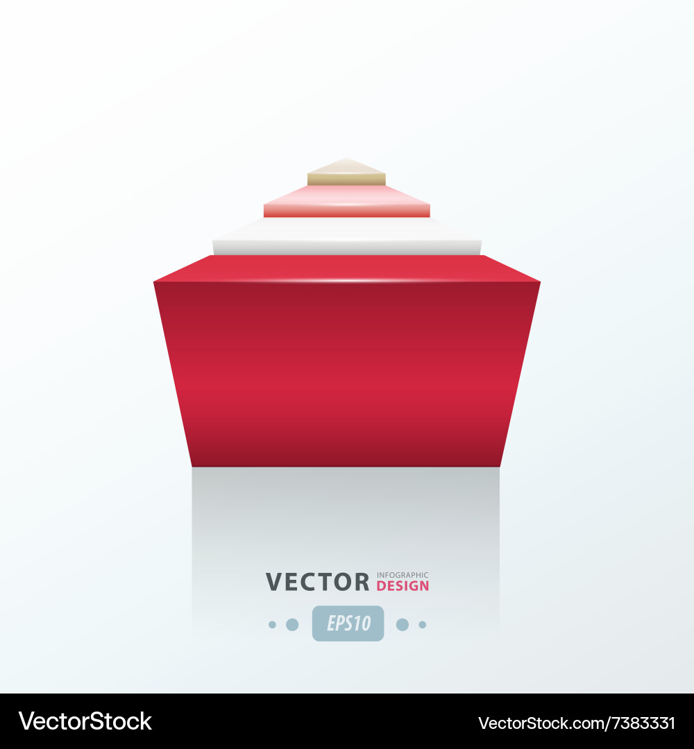 Modern abstract triangle vector image