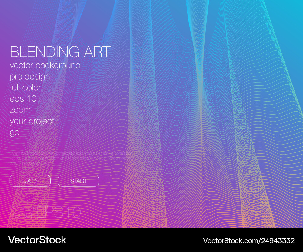 Abstract blend background template for web site Abstract blend background template for web site Vector Image