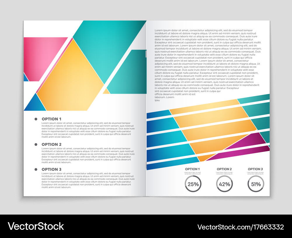 Abstract layout background set for art vector image