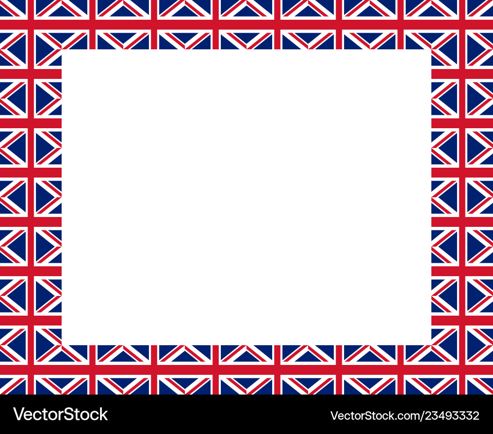 British flag with copy space Vector Image