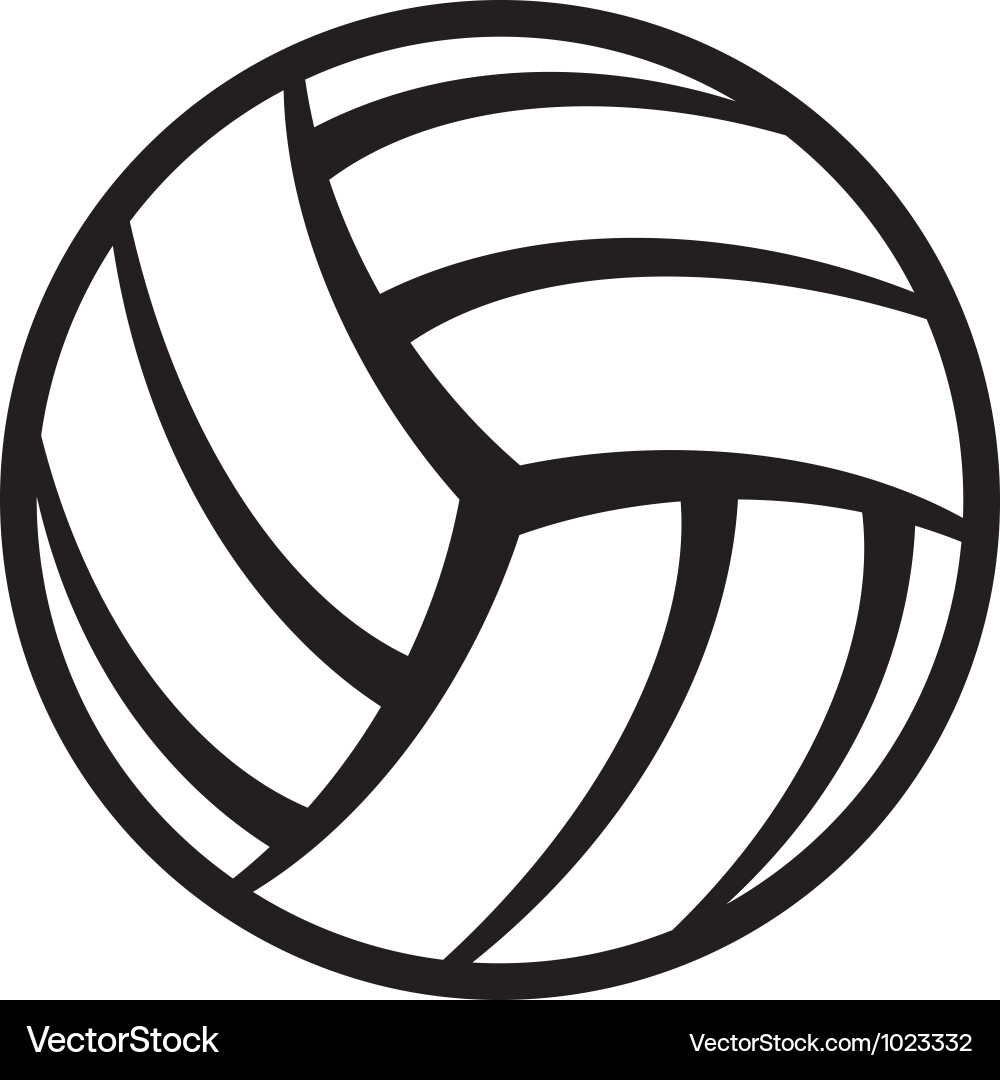 Volleyball ball Royalty Free Vector Image - VectorStock