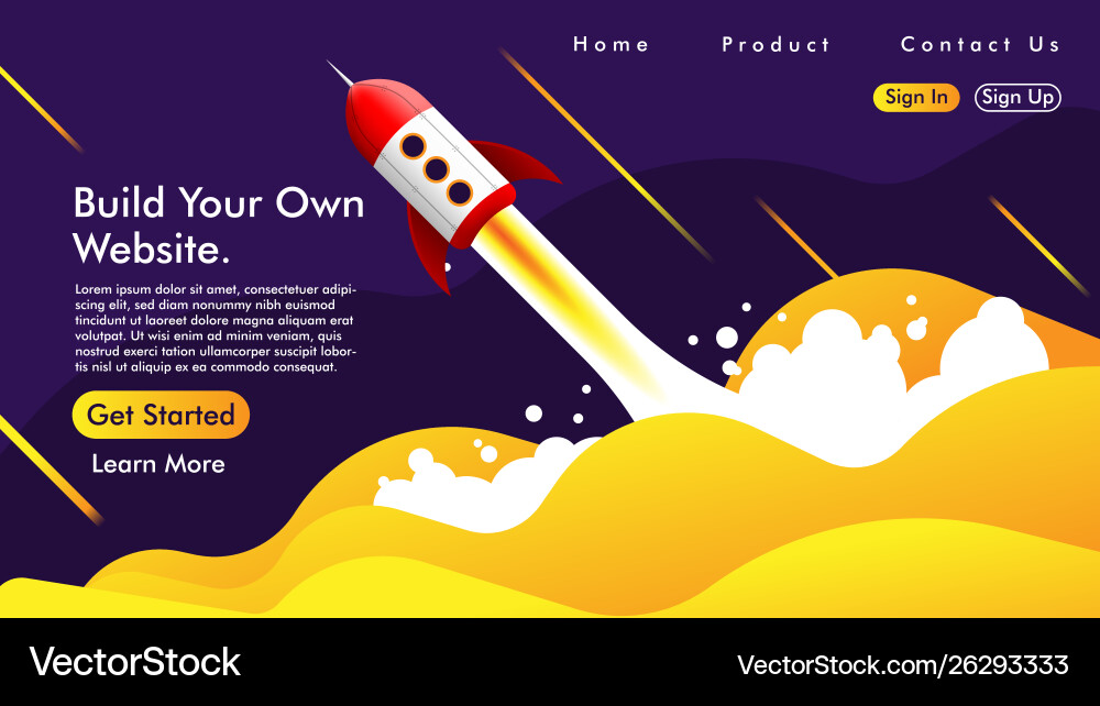 Abstract web design and landing page background Abstract web design and landing page background vector image