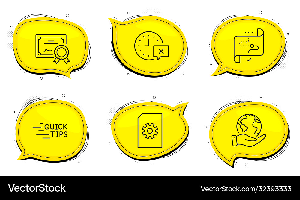 Education file management and target path icons Education file management and target path icons vector image