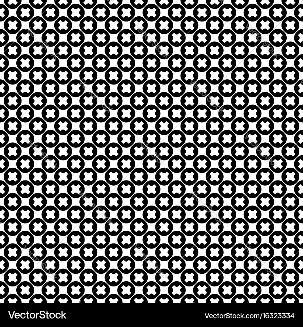 Crossed Circles Pattern vector image