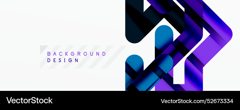 Dynamic colorful lines minimal abstract background Vector Image