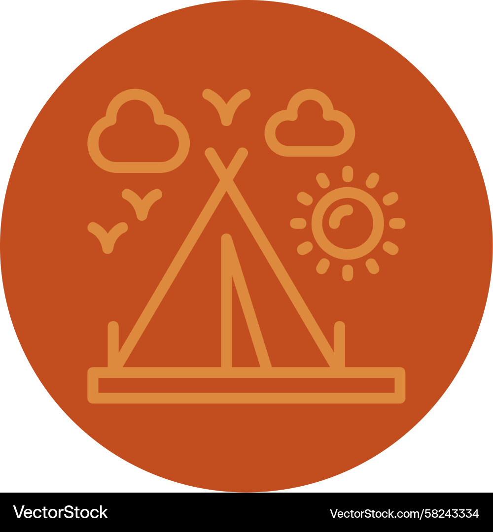 Dynamic Multi-Color Line Icon Vector Image