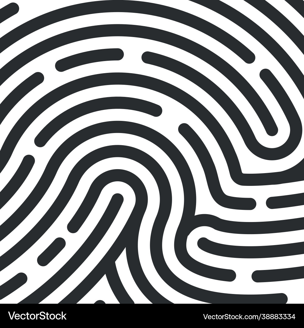Fingerprint Texture - Security Pattern vector image