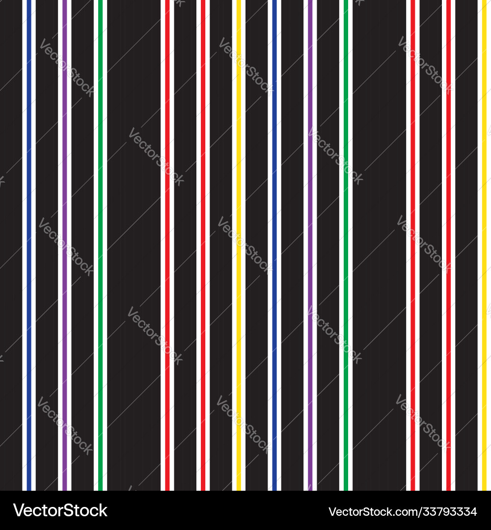 Rainbow stripe seamless pattern background Vector Image