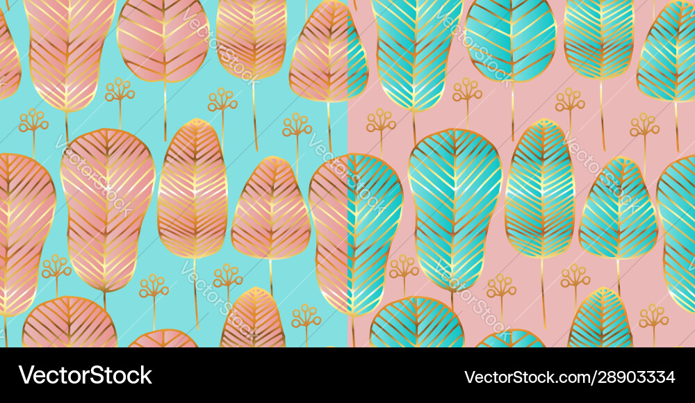 Set seamless patterns trendy design Set seamless patterns trendy design vector image