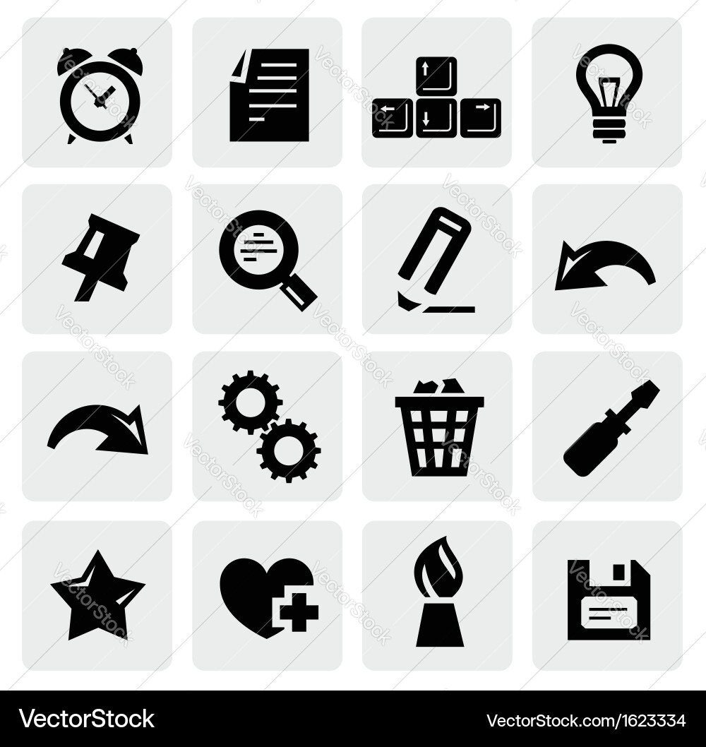 Web icons vector image