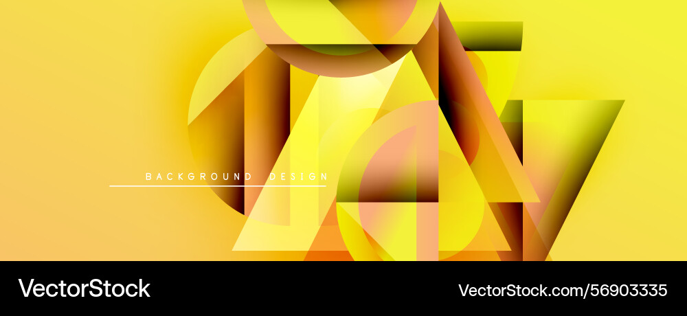Abstract geometric shapes overlap creating Abstract geometric shapes overlap creating vector image