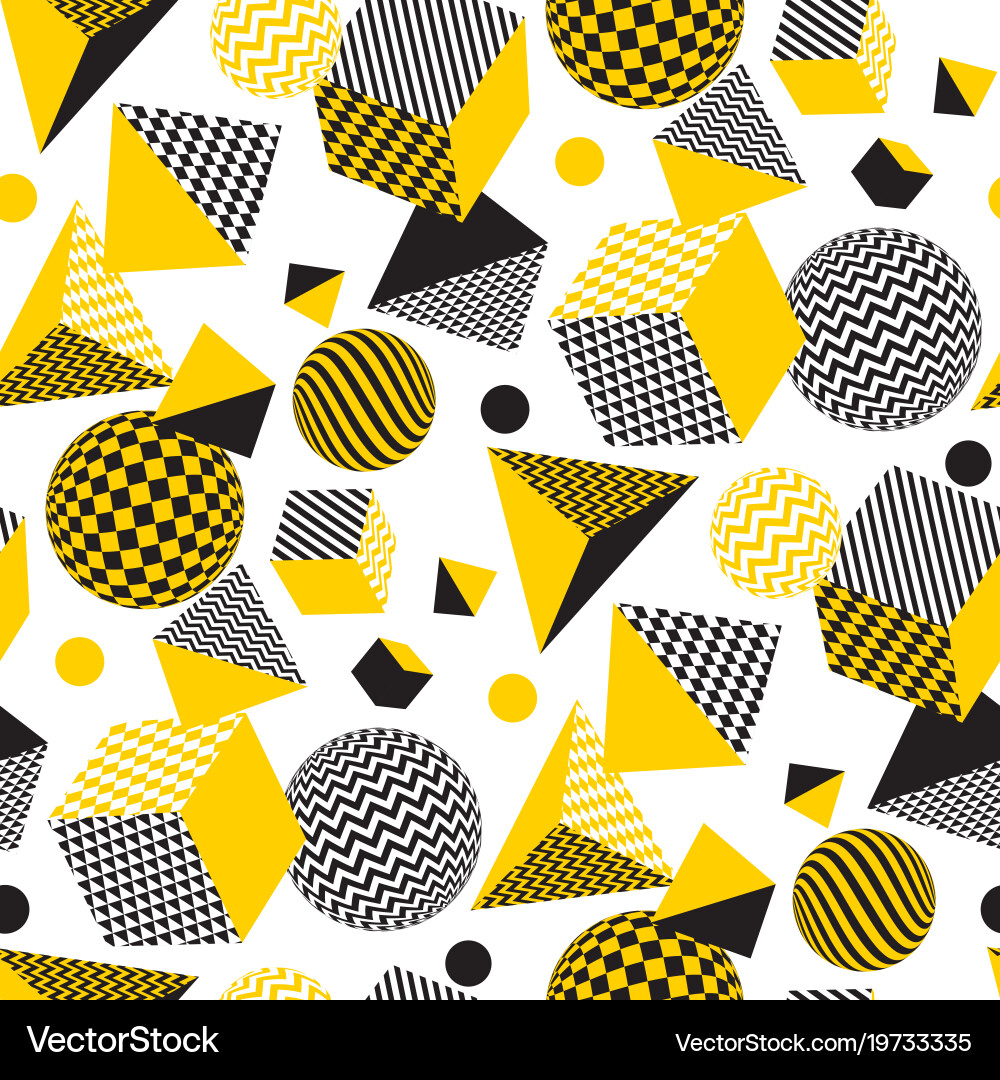 Dynamic Geometric Pattern vector image