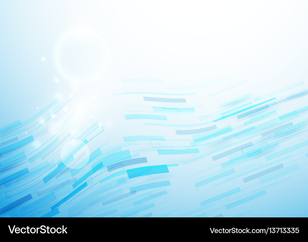 Dynamic Tech Waves Background Vector Image
