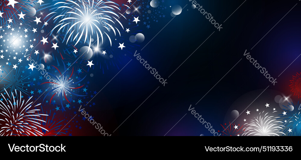 4th of july usa independence day banner design 4th of july usa independence day banner design vector image