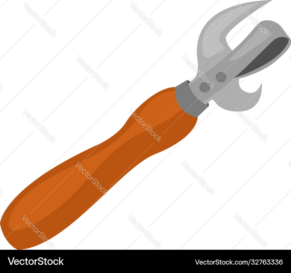 Can Opener - Simple Design Vector Image