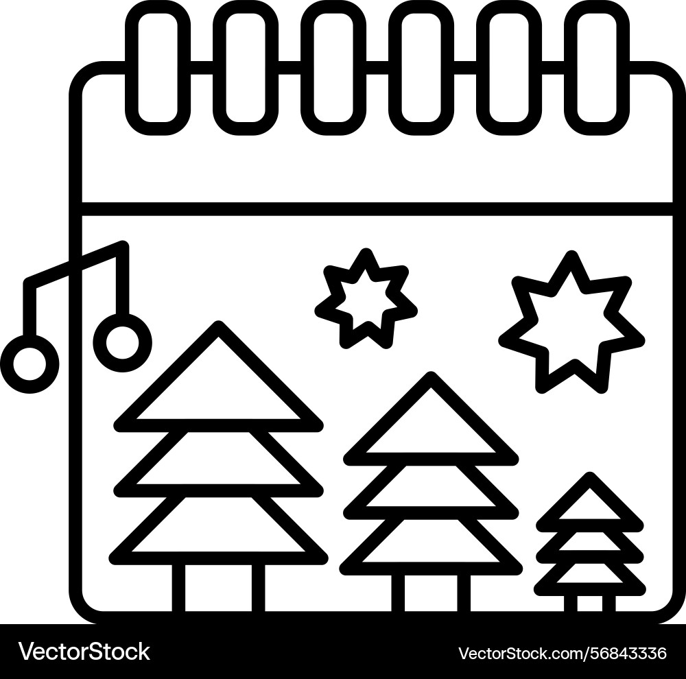 christmas-calendar-icon-royalty-free-vector-image