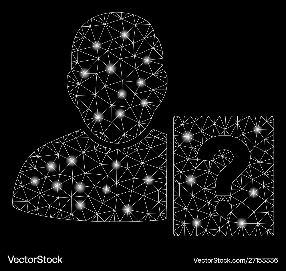 Flare mesh carcass user status question with Vector Image