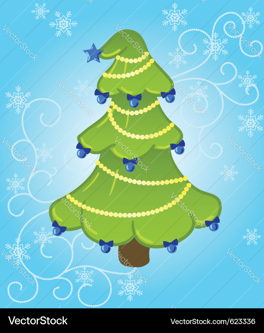 New year tree Vector Image