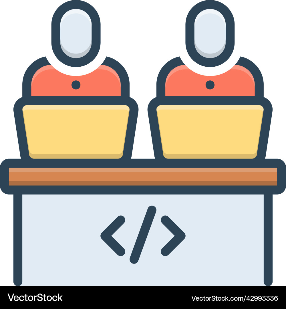 Programmers vector image