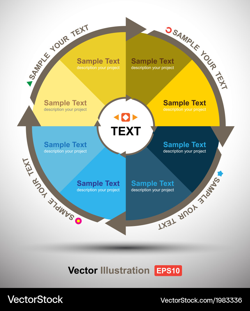 System Loop Concept vector image