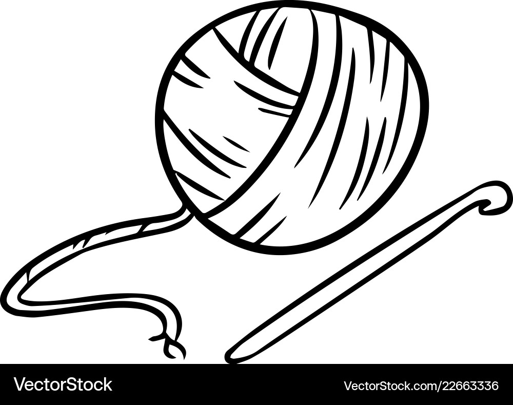 Yarn Doodle - Knitting & Craft Vector Image