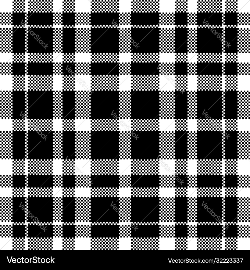 Pixel background design modern seamless pattern vector image