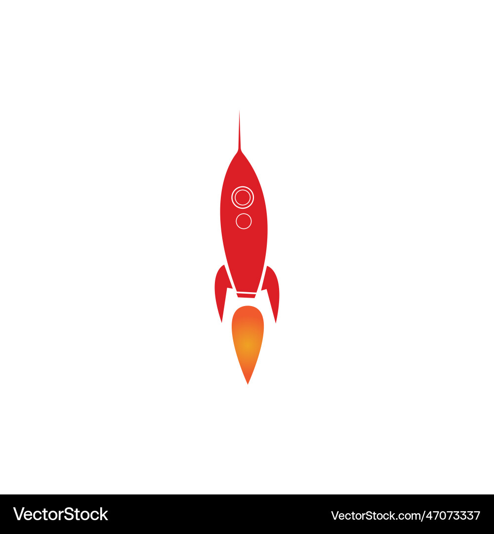 Rocket Logo Design Stock Rocket Logo Design Stock vektorbild