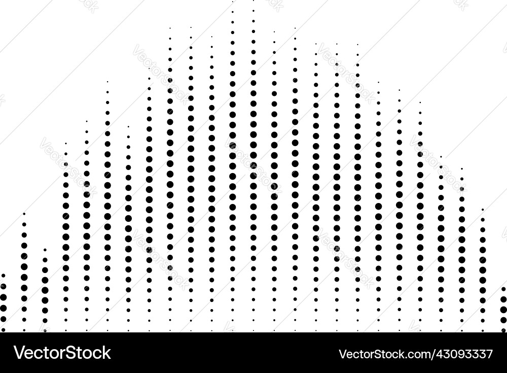 Sound wave equalizer eq graphical element Vector Image