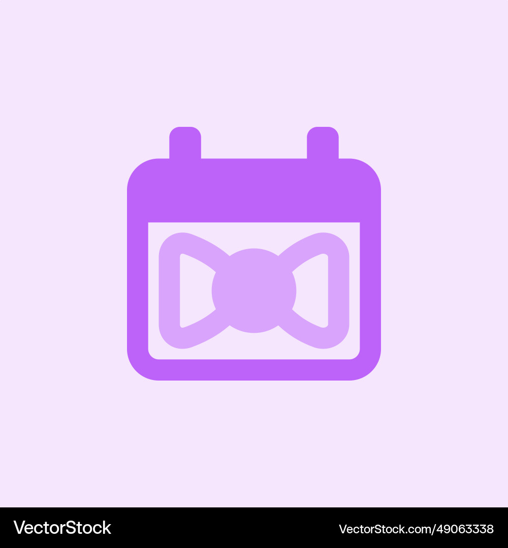 Handmade customized calendar for remembering Vector Image