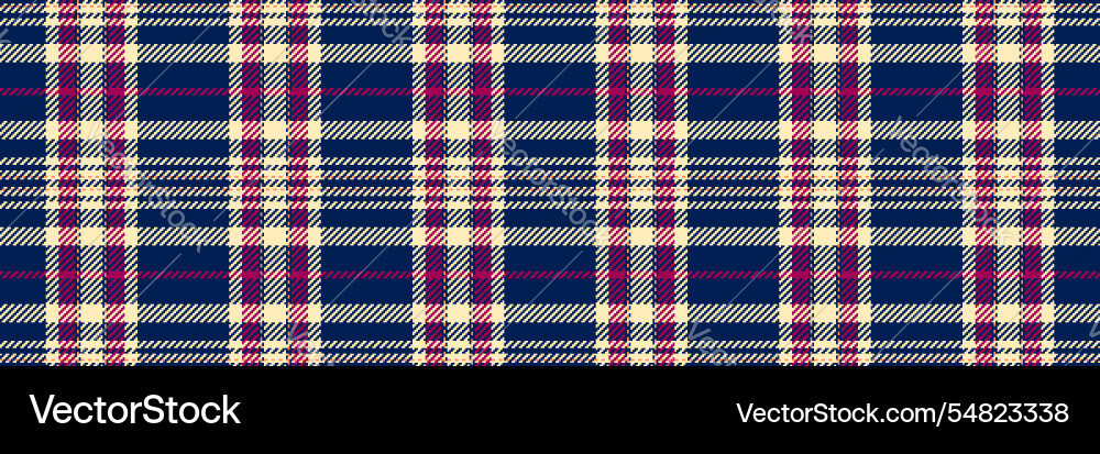 List plaid texture pattern color background vector image