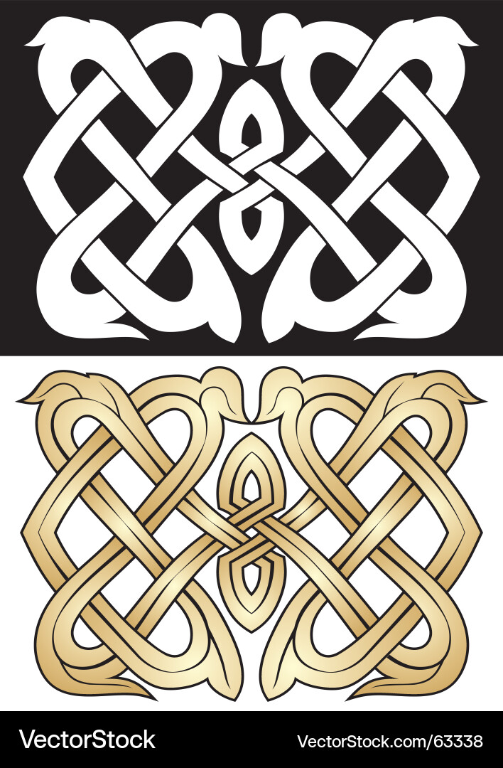 Pattern in old style Vector Image