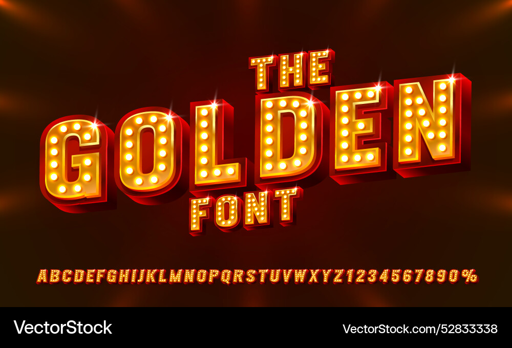 Show font set collection letters and numbers Show font set collection letters and numbers vector image