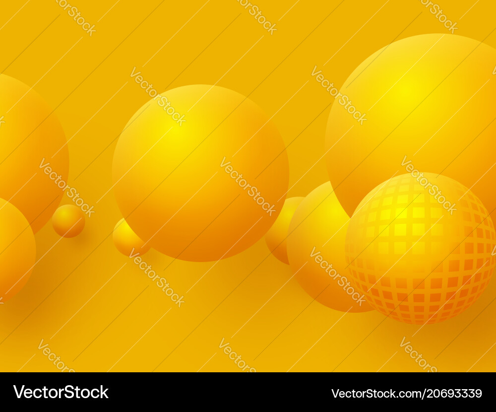 Abstract floating spheres background Abstract floating spheres background vector image