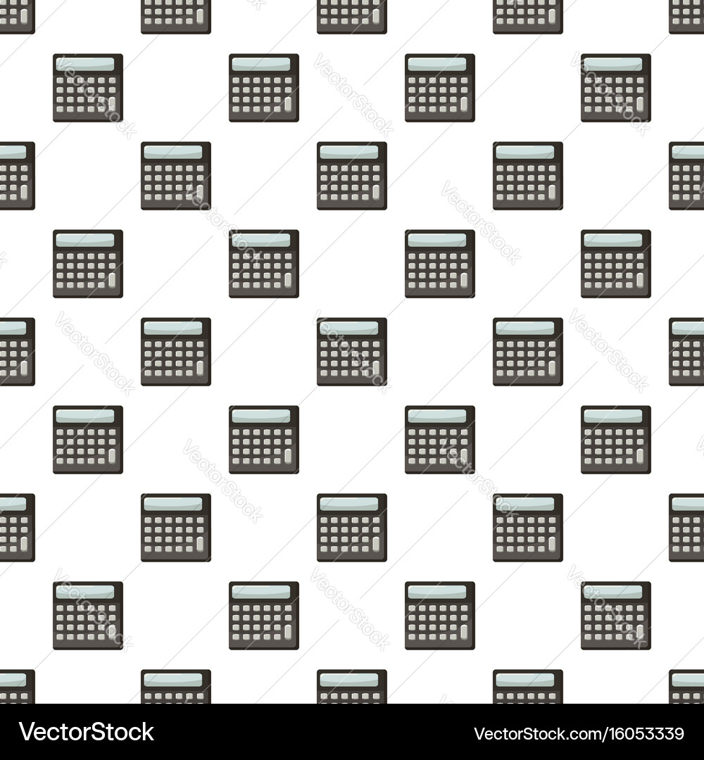 Calculator pattern seamless vector image