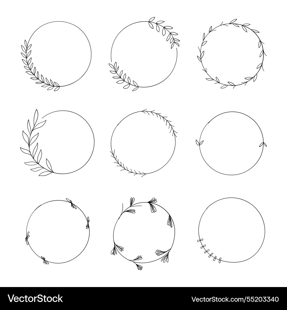 A versatile set of minimal circular frames A versatile set of minimal circular frames vector image