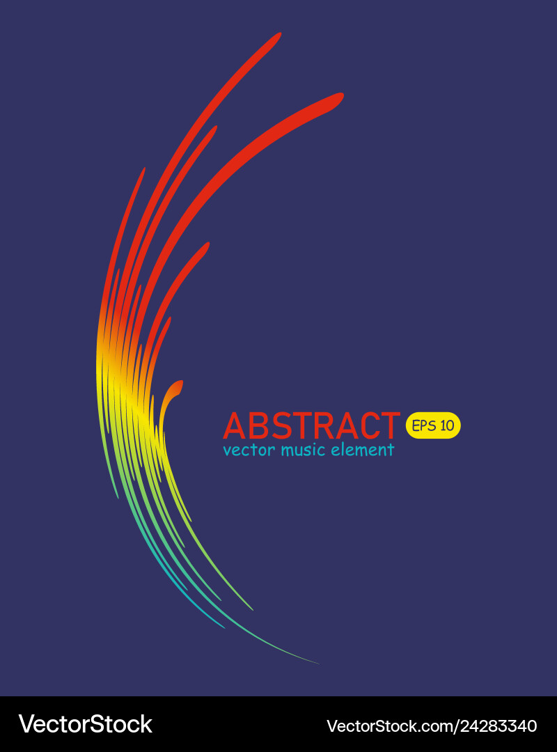 Abstract background with a colored dynamic wave Abstract background with a colored dynamic wave vector image