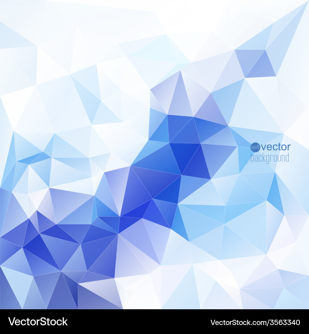 Abstract background with triangles and polygon Vector Image