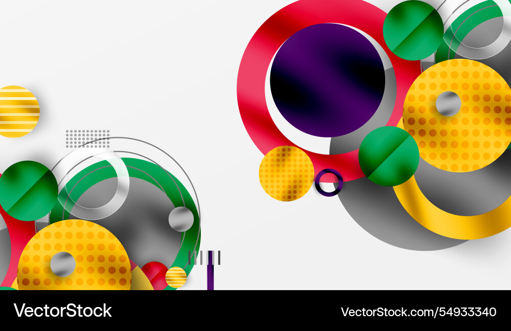 Abstract geometric background with overlapping Abstract geometric background with overlapping Vector Image