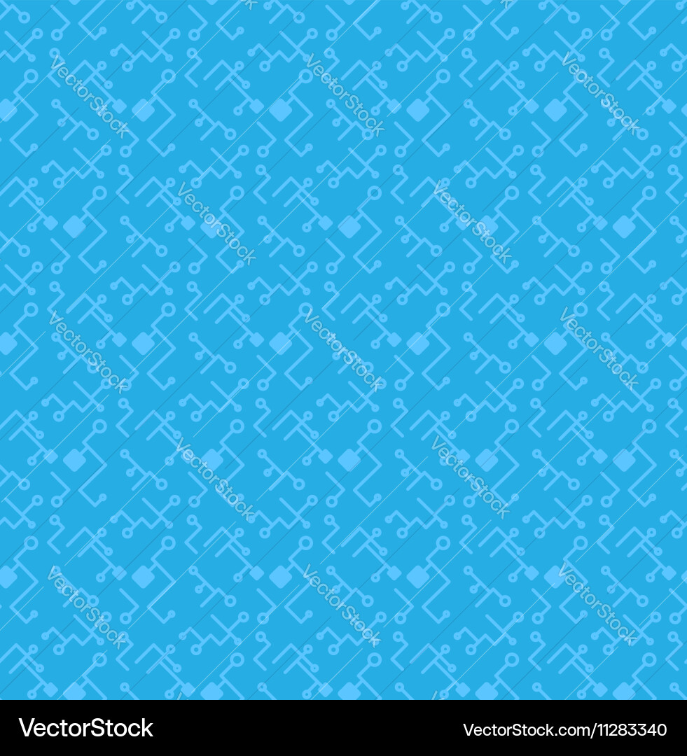 Computer processor chip seamless pattern Vector Image