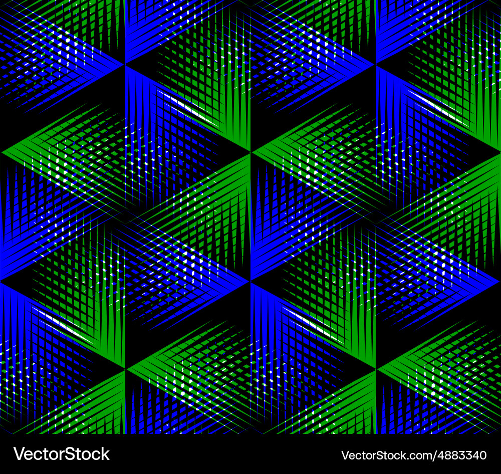 Continuous colorful pattern decorative abstract Vector Image