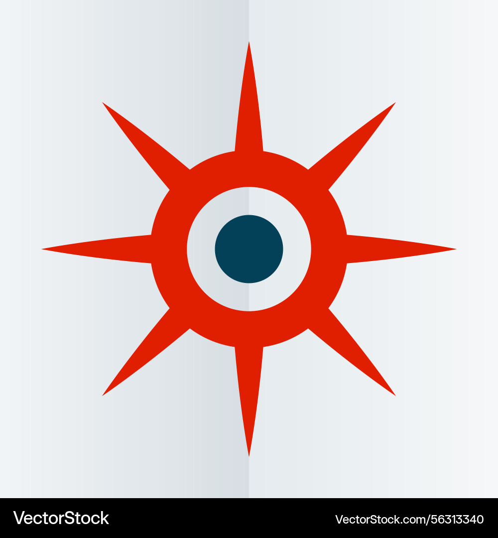 Dynamic radial style Vector Image