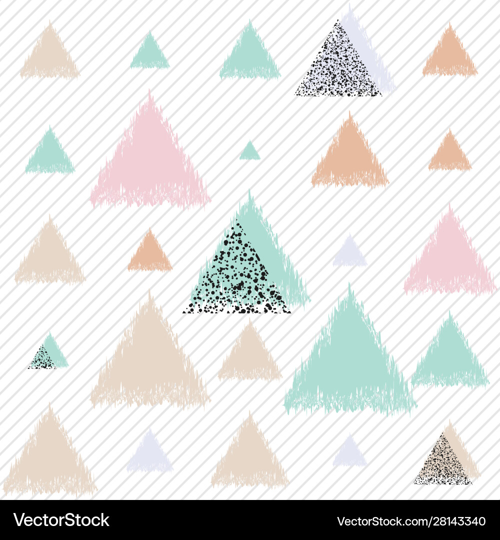 Geometric with triangles Geometric with triangles vector image