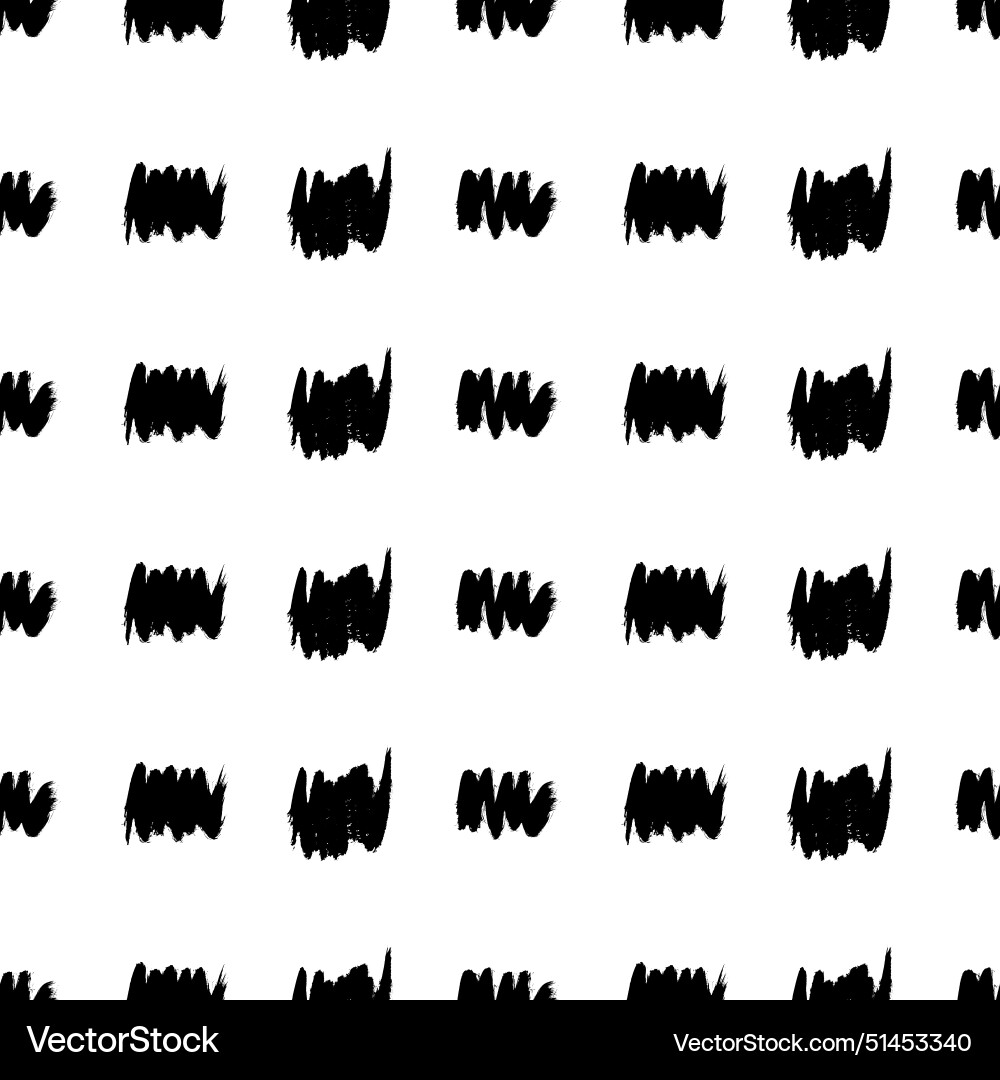 Seamless pattern with hand drawn scribble smears Seamless pattern with hand drawn scribble smears vector image