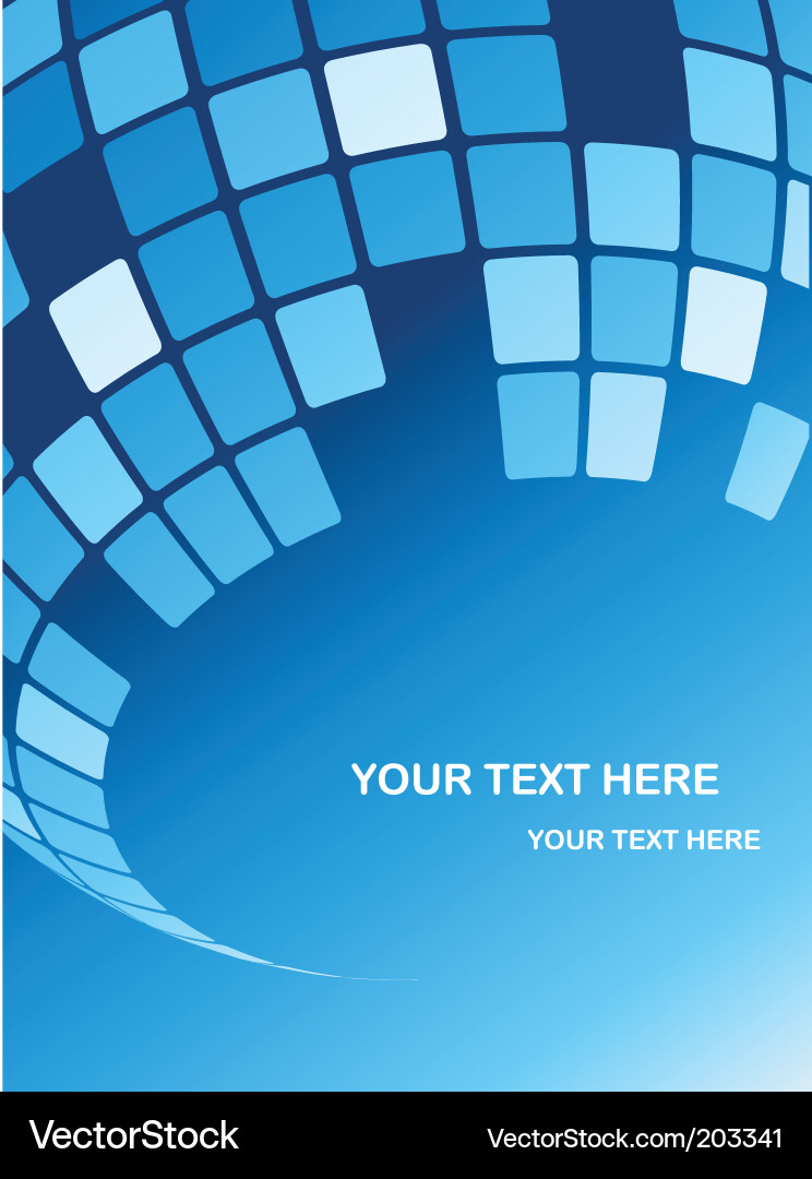 Abstract Blue Background Royalty Free Vector Image