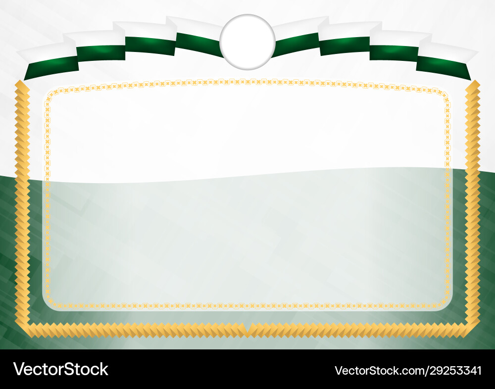 Border made with pakistan national flag – Royalty-Free Vector | VectorStock