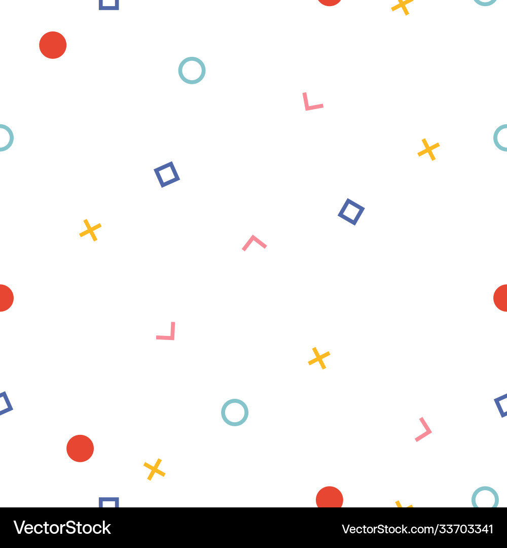 Geometric pattern colours form a triangle cross Geometric pattern colours form a triangle cross vector image