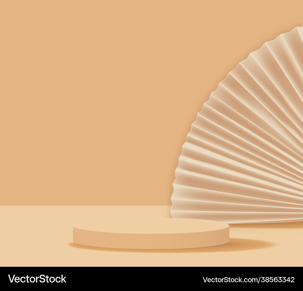 3d podium display set copy space rendering 3d podium display set copy space rendering vector image